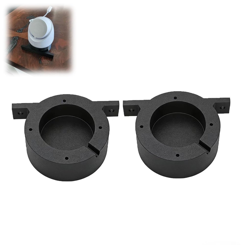 2PCS Stand for Ubiquiti UniFi G5/G6/Ai Turret Holder, Under-Eave and Wall Mount, Weather-Ready Bracket with Cable Storage and Coil Hole, Stable Turret Holder