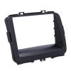 2Din Car Radio Fascia Dash Panel Mounting Kit for Carens 2013 +, Black ABS - Durable Replacement, Easy Installation, for Rondo view 3