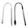 ARTIBETTER 2PCS USB Powered Flexible Reading Lamp Bedside Light Eye Protection for Night Reading Sewing and Computer Use Portable Book Light Random Color view 1