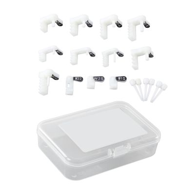 12Pcs Hard Drive Replacement Head Tool, HDD Head Replacement Kit, ABS Data Recovery Repairing Tool with Magnetic Head Changing Comb and Fixed Nails, for W1S W2S W3S Series Hard Dis