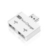 Kopinma 1 Piece USB Hub to 2 Port Charger Hub Adapter USB Splitter Portable Mini Dual USB Charging Extender for Phone Computer White