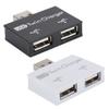 Kopinma 1 Piece USB Hub to 2 Port Charger Hub Adapter USB Splitter Portable Mini Dual USB Charging Extender for Phone Computer White view 2