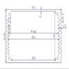 110 * 58 * 135mm Aluminum Power casing Meter Board Cabinet housing Box Enclosure view 4