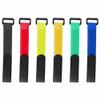 6 Pack Adjustable Nylon Hook and Loop Fastener Straps for Cords Umbrellas Storage Tools (20x500mm) view 1