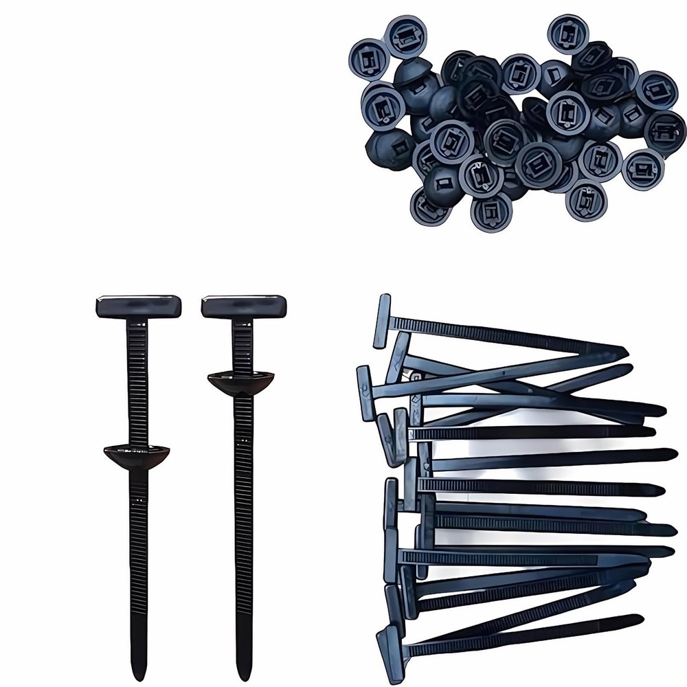 2026 upgraded heavy-duty self-locking nylon cable ties with uv protection for car repair, home, and cable management (150)