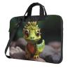 WZYWHJ 15.6 inch Little Dinosaur Picture Laptop Bag - with Soft Interior, Multiple Pockets - Ideal for Men, Travel and Business view 1