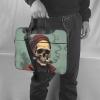 WZYWHJ 13 inch Handsome skull Picture Laptop Bag - with Soft Interior, Multiple Pockets - Ideal for Men, Travel and Business view 2