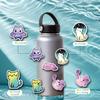 200Pcs Starry Sky Cats Stickers,Holographic Waterproof Funny Cat Water Bottle Stickers Waterproof Animals Sticker Self Adhesive Pet Reward Sticker for Rainbow Cat Party Favors view 4