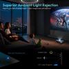 NothingProjector Motorized ALR Screen for Ultra Short Throw Projector, 85% Ambient Light Rejecting, 120 inch, Floor Rising, 4K/8K UHD, Active 3D, Anti Daylight, Electric Retractable Automatic NothPJ view 2