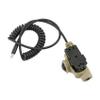 U94 V2 PTT Adapter for Tepy-C Plug Tactical Headset Accessory Compatible with iPhone 17 16 15/ Samsung Galaxy S8 S9 S10 S20 Plus Plug Phones (C0035DE-MILIT) view 4