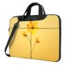 WZYWHJ 15.6 inch Small yellow flower Picture Laptop Bag - with Soft Interior, Multiple Pockets - Ideal for Men, Travel and Business view 1