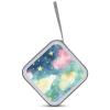 BTCOWZRV Stars Watercolor Sky CD Case 40 Capacity Hard Plastic DVD Case Portable Zipper CD Cases Holder Large Storage Disc Wallet Bag DVD Disc Cases Storage Binder Home Travel view 3