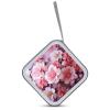 BTCOWZRV Pink Floral CD Case 40 Capacity Hard Plastic DVD Case Portable Zipper CD Cases Holder Large Storage Disc Wallet Bag DVD Disc Cases Storage Binder Home Travel view 3