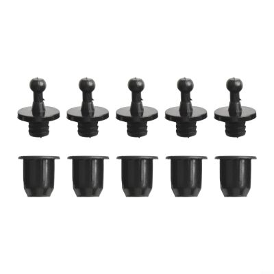 10 Pairs Plastic Ball Socket Speaker Grill Peg Kit for DIY Audio Speaker Repair and Installation(016)