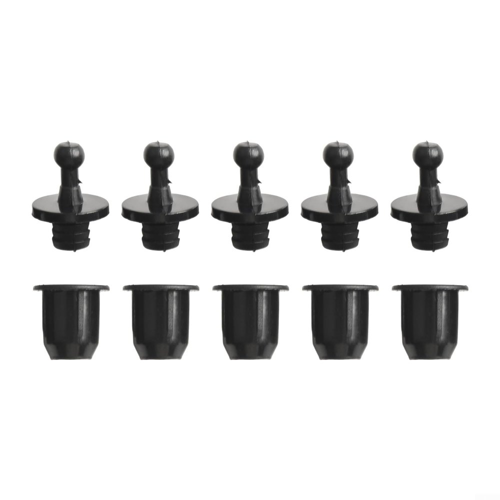 10 Pairs Plastic Ball Socket Speaker Grill Peg Kit for DIY Audio Speaker Repair and Installation(016)