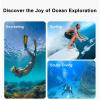 60M Waterproof Diving Housing for DJI Osmo Nano PC Protective Shell Sports Camera Cover Transparent Tempered Glass Lens for Underwater Photography Accessory Kit view 4
