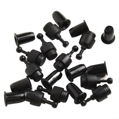 10 Pairs Plastic Ball Socket Speaker Grill Peg Kit for DIY Audio Speaker Repair and Installation(001E)