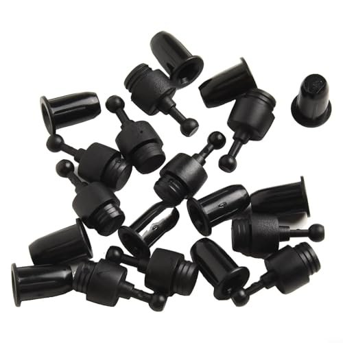 10 Pairs Plastic Ball Socket Speaker Grill Peg Kit for DIY Audio Speaker Repair and Installation(001E)
