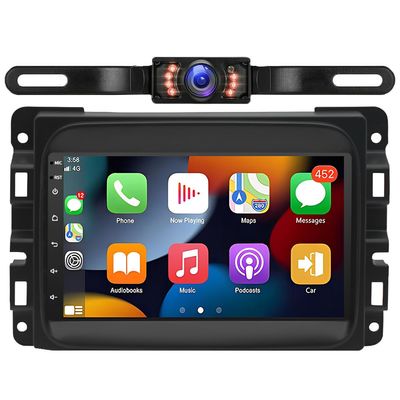 7 Inch Double Din Car Stereo for Dodge RAM 1500/2500/3500 2019-2023 with Wireless Carplay & Android Auto Support Bluetooth FM/Mirror Link/GPS Backup Camera 2+32G