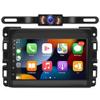 7 Inch Double Din Car Stereo for Dodge RAM 1500/2500/3500 2019-2023 with Wireless Carplay & Android Auto Support Bluetooth FM/Mirror Link/GPS Backup Camera 2+32G view 1