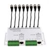 Durability 8CH Passive Video Balun Transmitter for CCTV Systems Supporting 200W/300W/500W/800W Surveillances Cameras view 2