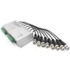 Durability 8CH Passive Video Balun Transmitter for CCTV Systems Supporting 200W/300W/500W/800W Surveillances Cameras view 4