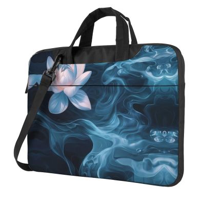 WZYWHJ 15.6 inch Water pattern Picture Laptop Bag - with Soft Interior, Multiple Pockets - Ideal for Men, Travel and Business