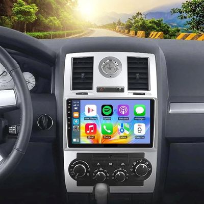 10 Inch IPS Touchscreen Car Stereo for Chrysler Town & Country 2008-2012 with Wireless Carplay Android Auto Support GPS Navigation Bluetooth FM Backup Camera 2+64G