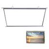 BTBZGFGNYU 30 40 50 60in Projector Screen Pull Down, Home Theater Movie Screen Outdoor Manual Projection Screen Wall/Ceiling Mounted(50 Inch (4:3)) view 1