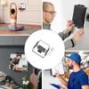 APGLSXY Space Saving Wall Bracket Holder for 4.7-15 Inch Tablets Phones ABS Construction view 2