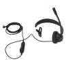 DouWen MO H390-2.5MV Telephone Headset, Business Headset with Noise Cancelling Mic, Monaural 2.5mm Office Headset for Call Centers Telemarketing, Ergonomic Design with Volume Adjustment an view 1