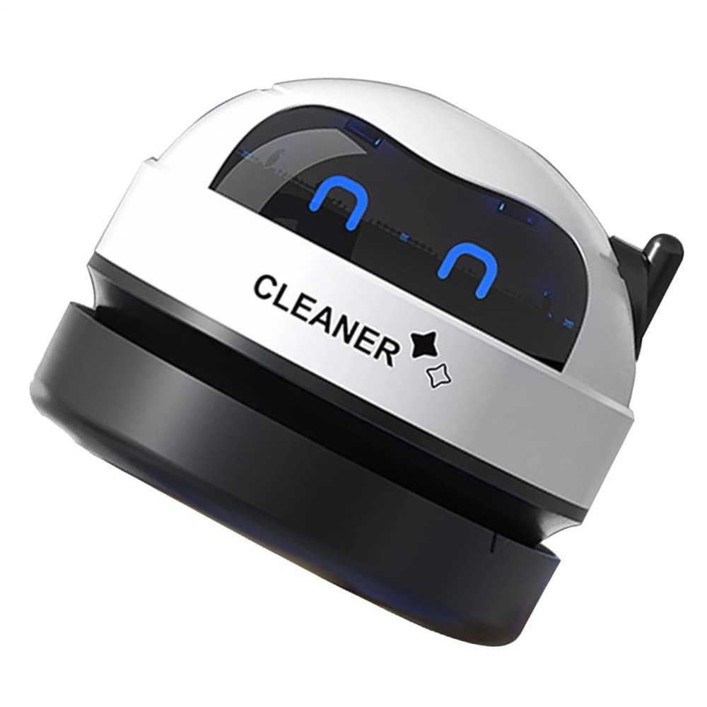 Desktop Vacuum Cleaner, Table Dust Tool, Table Dust Vacuum, Portable USB Rechargeable Tables Vacuums Cleaners, Smart Tables Vacuums Cleaner with Removable Nozzle, for Home School Keyboard