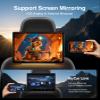 13.5" Android Car TV Headrest Monitor for Back Seat,Portable Rear Entertainment System Support Phone Wireless Mirroring 5G WiFi/HDMI/USB/Sync Touchscreen Video Players (4+64G(1PC)) view 4
