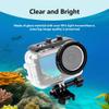 NovelGoal Diving Case for Action 6/Max 2 Camera, Waterproof Cases with Cold Shoe Mount Adapter, High-Transparency Camera Protective Housing Shell (60M for Action 6) view 4