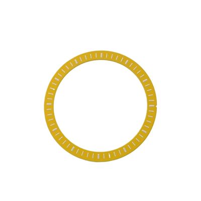 28.5mm Watch Dial Green Luminous Dial For NH70/NH71/NH72 Movement Hollow Watch Faces Modified Accessories(YELLOW)