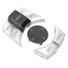 Central Console Multimedia Button Kit Multi Media Control Key Cover Replacement for E Series E84 E70 E71 E72 E81 E82 Chassis Matte Black (Electroplated Silver) view 2