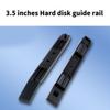 1Pair Hard Drive Rails Chassis Cage Accessories Drive Bay Slider Plastic Rails view 3