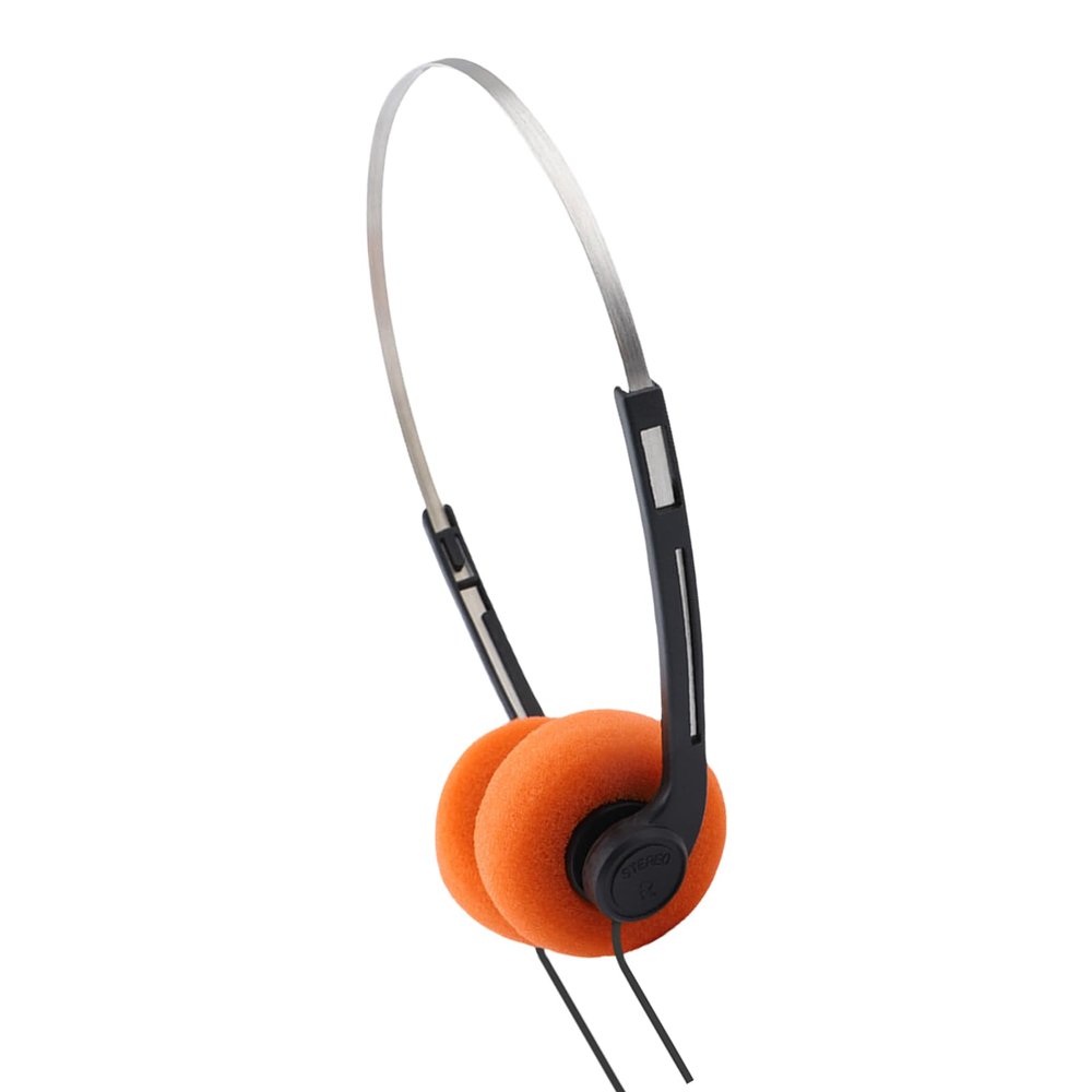 Pryntopha Comfortable Wearing Noise Reduction Portable Headphone Corded Earbud 3.5mm Clear Photo Props Personality Lightweight Headphone