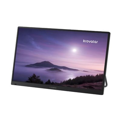 Krovatar 18.5'' FHD IPS 1080P Portable Blu-ray Player with Monitor, Support Blu-ray/DVD/CD Disc Playback, Type C in & HDMI in for Phone/Switch/Pad Sync, USB Max 1TB Playback