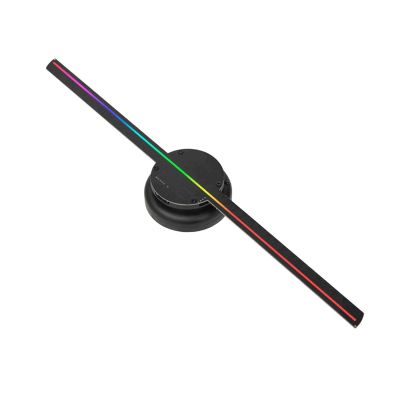 3D Hologram Fan, 16" 3D LED Hologram Fan Advertising Machine Multi-function Remote Control Start-up Ceremony Led Animation In Seconds for Bar,Casino,Party