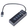 Durability 4 Port USB 3.0 Hub Multi Device Support for Enhanced Connectivity view 3