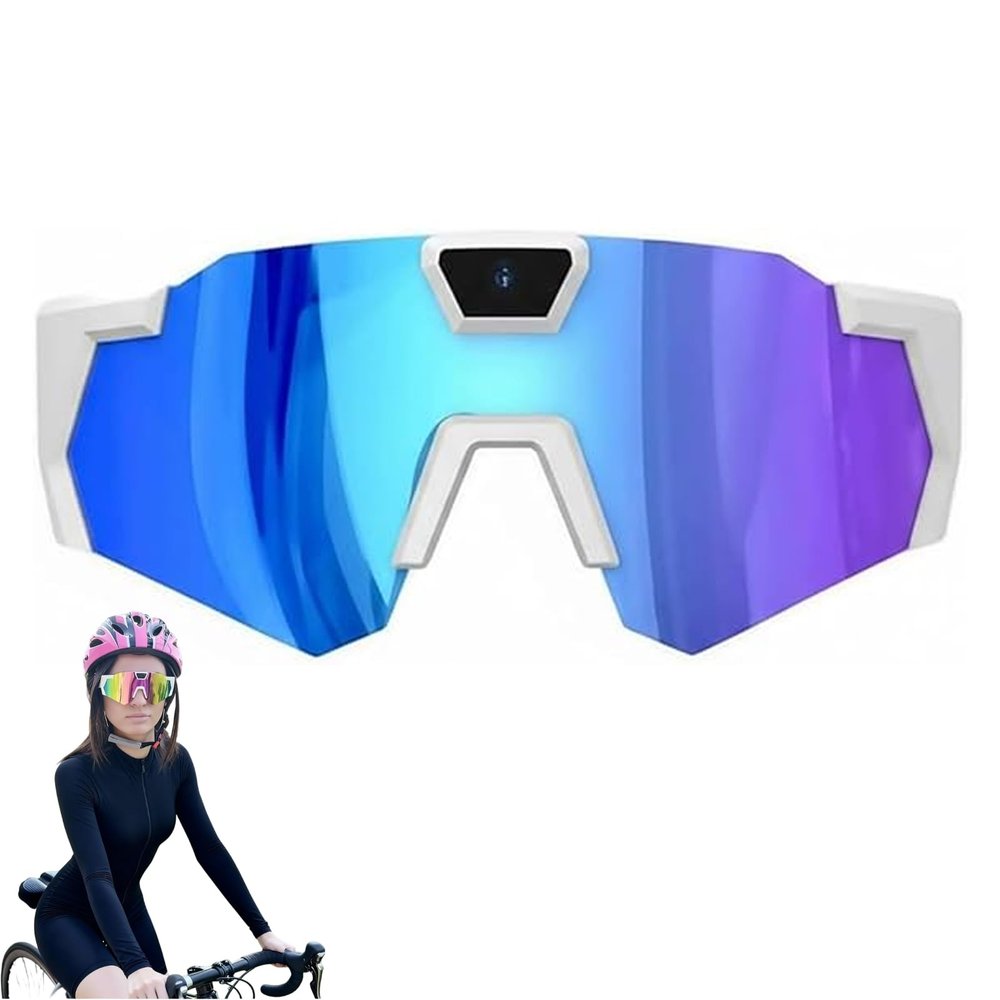 4K HD Video Camera Baseball Glasses, Baseball & Outdoor Activity Recording Glasses, Men Women Sunglasses Cameras and Audio Video Action 2026 Upgrade (#D)