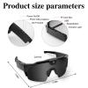 4K HD Video Camera Baseball Glasses, Baseball & Outdoor Activity Recording Glasses, Men Women Sunglasses Cameras and Audio Video Action 2026 Upgrade (#D) view 3