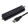 USB Hub 8 Port Powered USB Hub Expander USB 3.0 2.0 Data Port Hub Adapter Indivi view 1