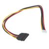 4Pin Floppy Female to 15Pin Female Adapter Converter Power Supply Data Conversion Cable Power Wire 7.87in view 4
