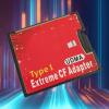 1 Port Micro-SD/SDXC TF to Compact Flash CF Type I Memory Card Reader Adapter view 2