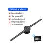 3D Hologram Fan, 16.3 3D Hologram Fan Advertising Projector 224 LED Beads Easily Control Floating Art Decorative For Chrismas Halloween Streets Malls P42-High Brightness for Bar,Casino,Party view 2
