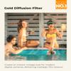 K&F CONCEPT 58mm Gold Diffusion 1/4 Filter Mist Soft Light & Warm Tone Effect Filter with 28 Multi-Layer Coatings for Video, Vlog, Photography(X-Series) view 2