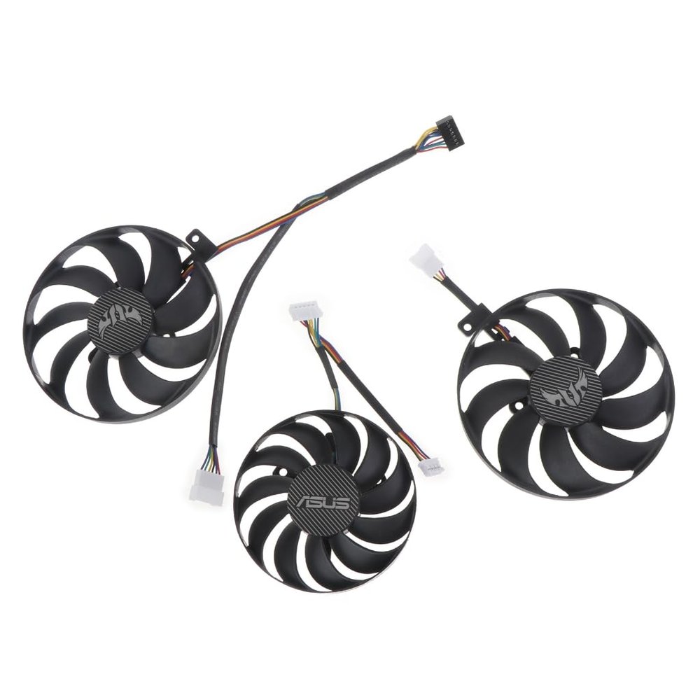 12V 4Pin Graphics Card Cooling VGA Fan for Radeon RX 5700 XT 8GB TUF X3 EVO