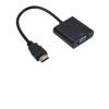 1080P HDMI to VGA Converter HDMI-Compatible Male to VGA Female Adapter with 3.5mm Ja1ck Audio Power Supply Cable for PC view 4